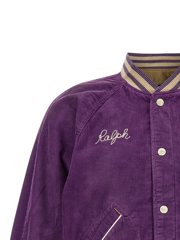 Polo Ralph Lauren Purple Cotton Bomber