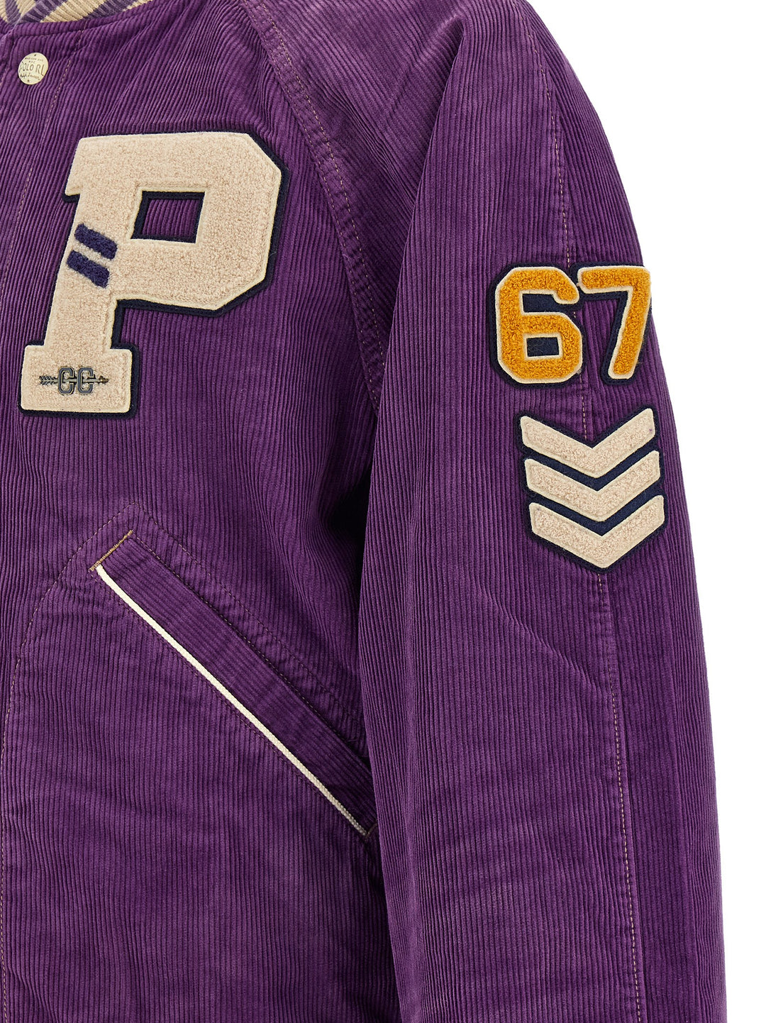 Polo Ralph Lauren Purple Cotton Bomber