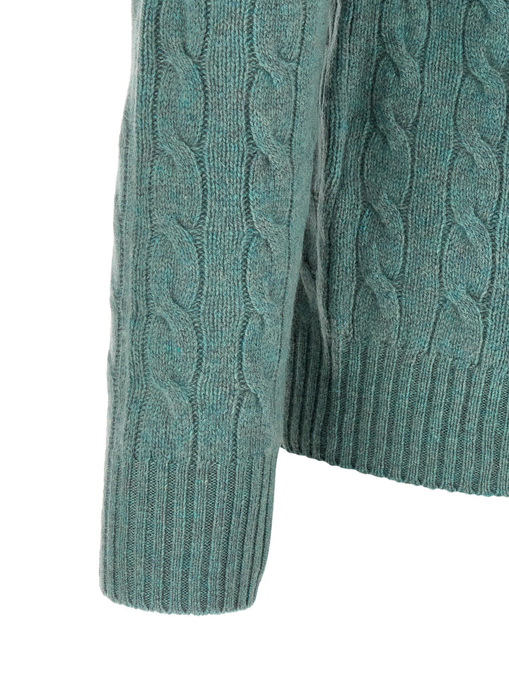 Polo Ralph Lauren Bicolor Wool Cardigan