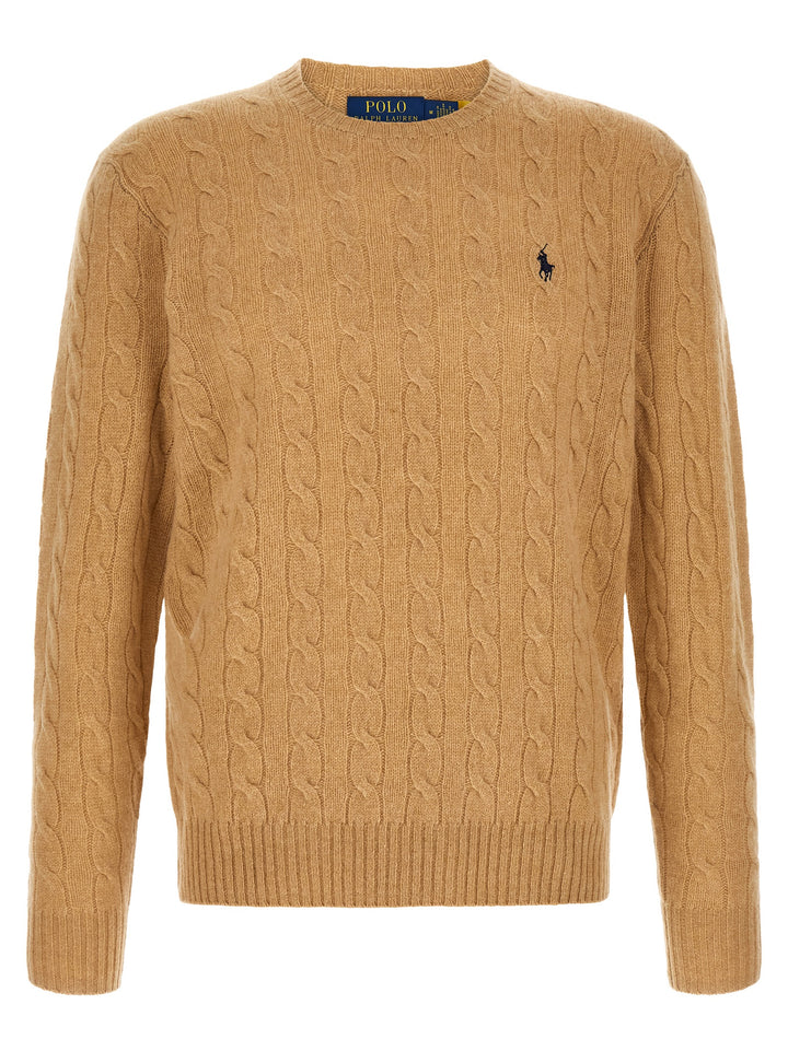 Polo Ralph Lauren Beige Wool Cardigan