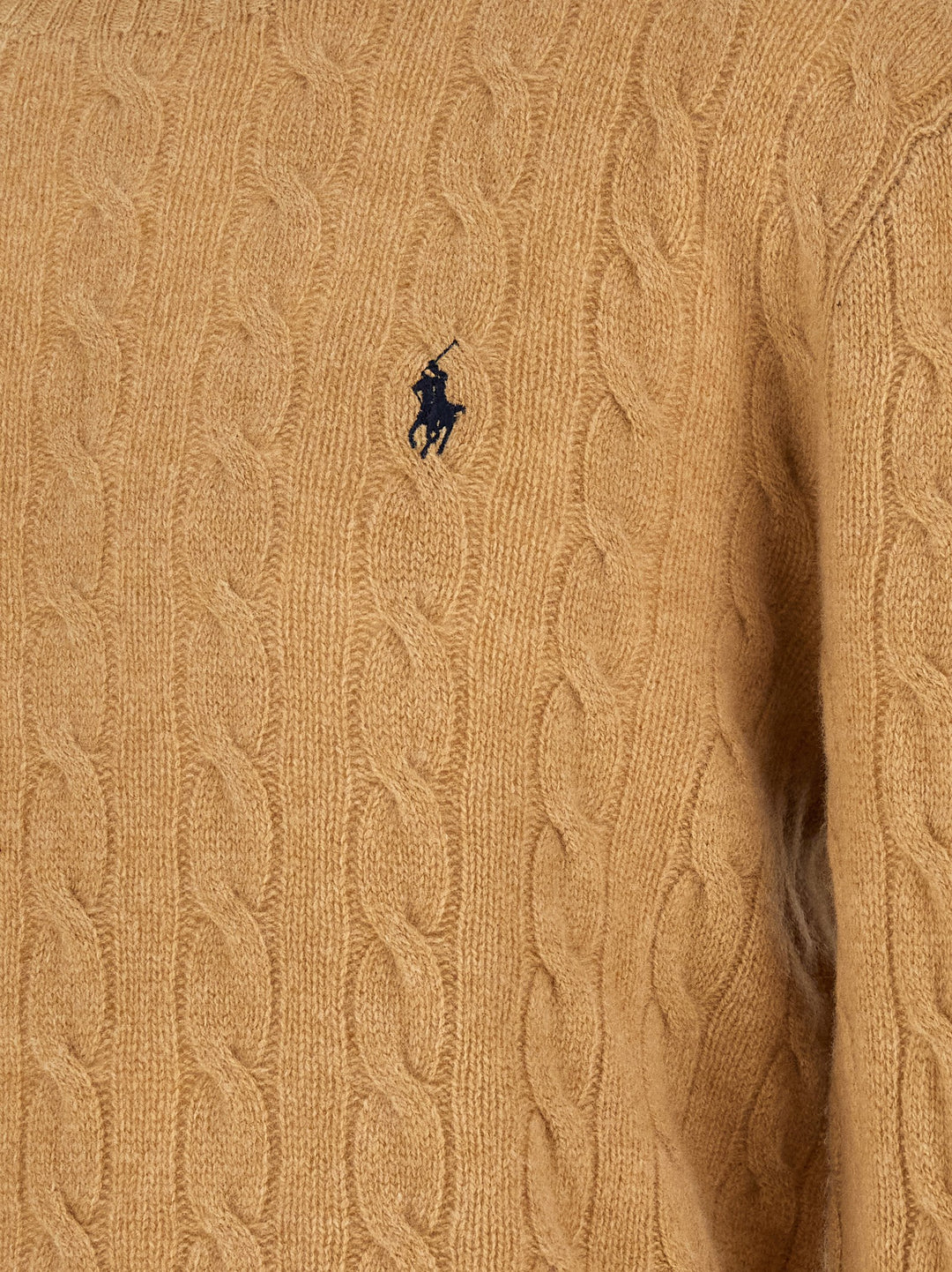 Polo Ralph Lauren Beige Wool Cardigan
