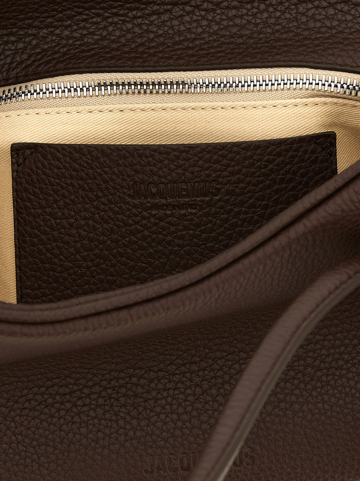 Jacquemus Brown Calfskin Shoulder Bag