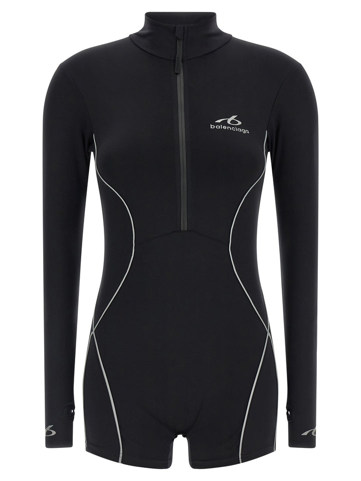 Balenciaga Black Polyamide Bodysuit