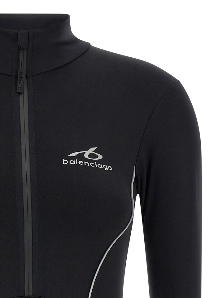 Balenciaga Black Polyamide Bodysuit