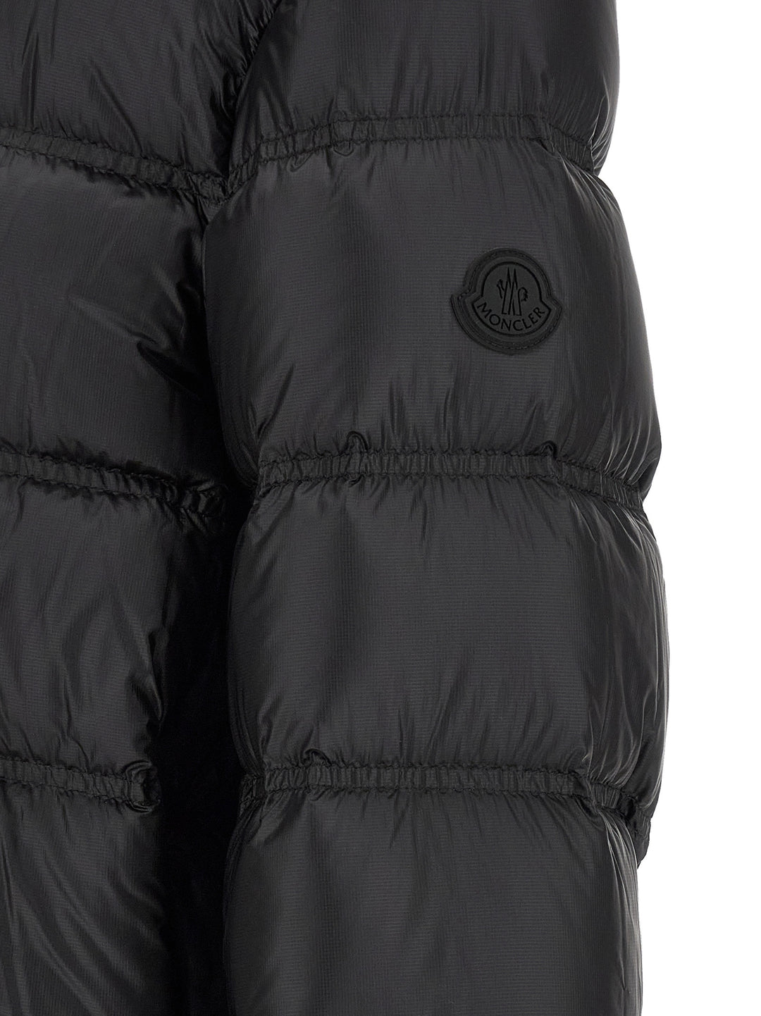 Moncler Black Polyamide Full-Length Jacket