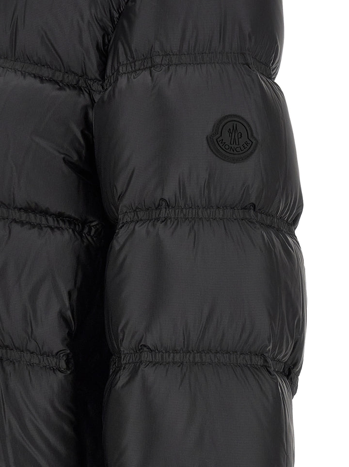Moncler Black Polyamide Full-Length Jacket