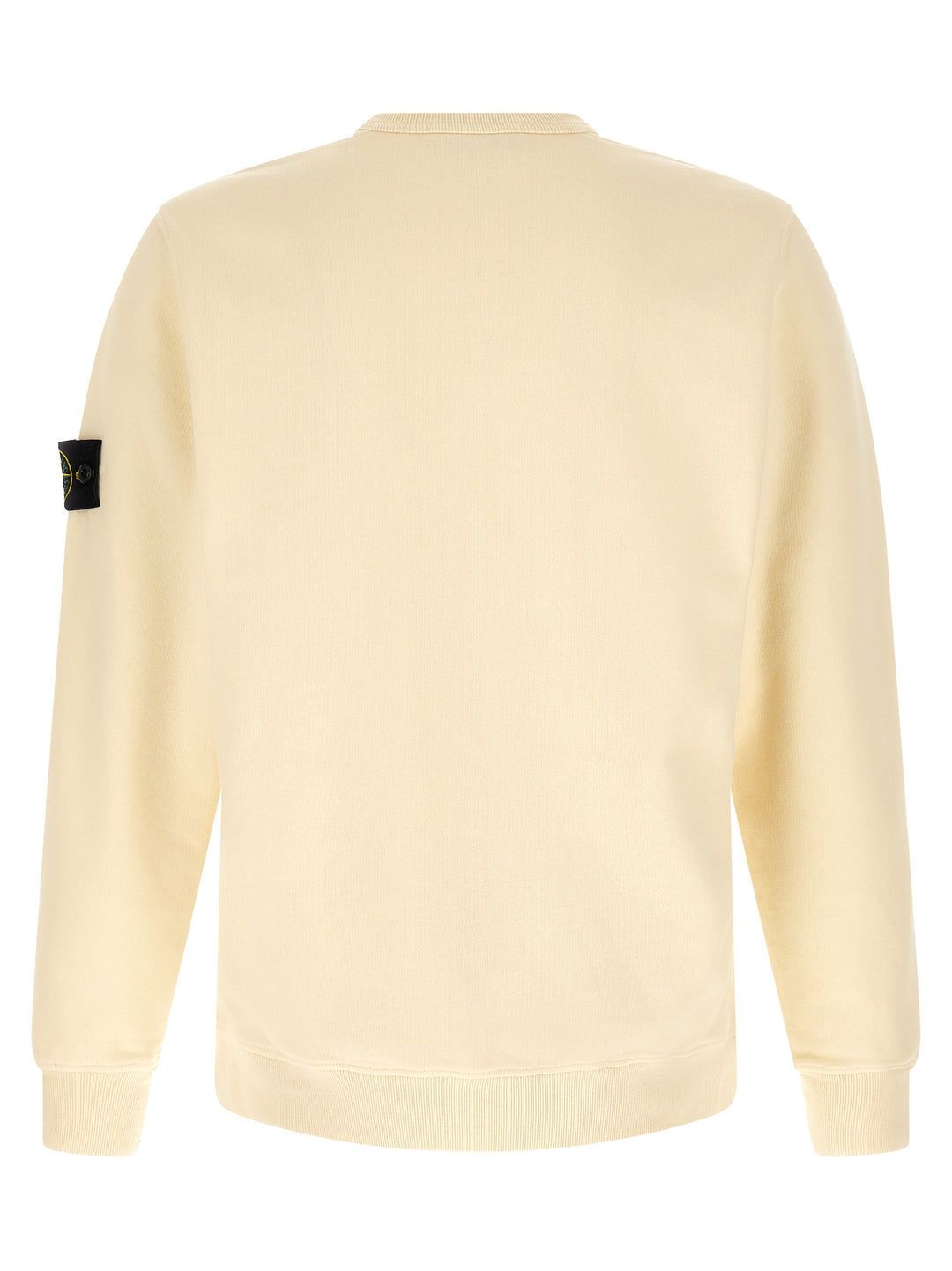 Stone Island White Cotton Sweatshirt