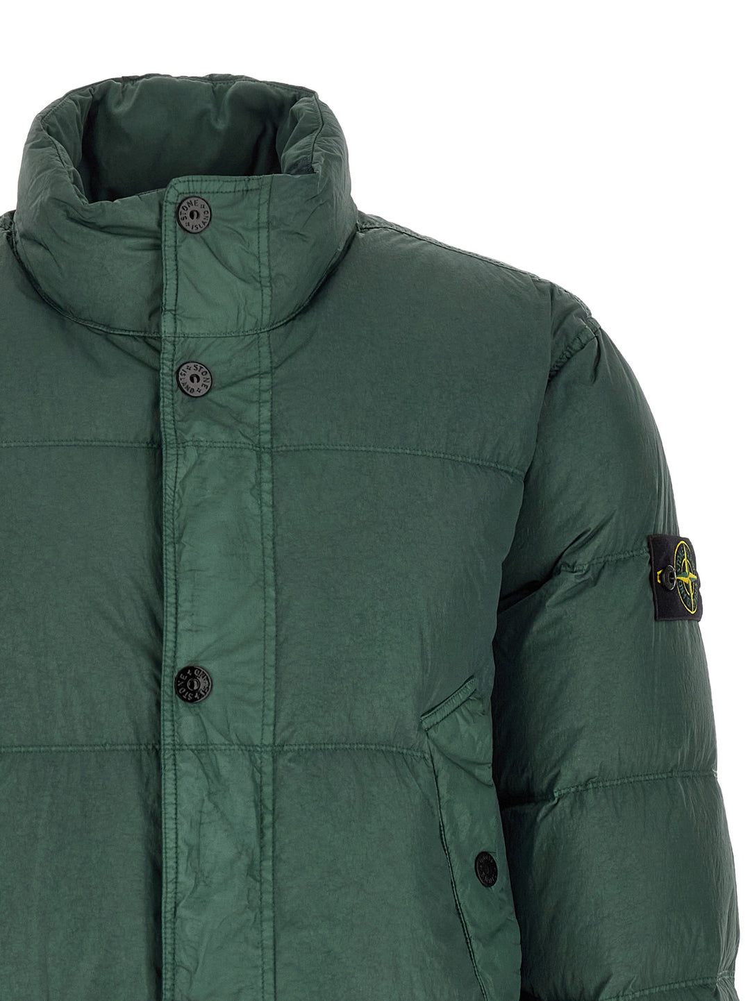 Stone Island Bicolor Polyamide Full-Length Jacket