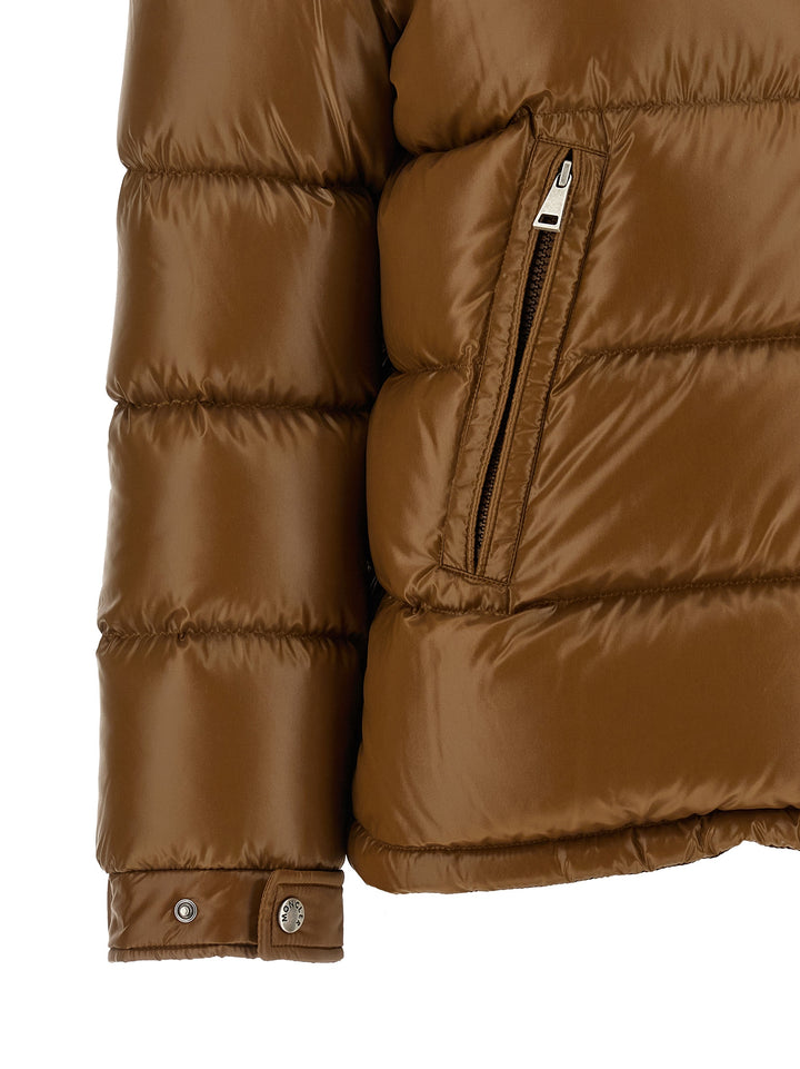 Moncler Brown Polyamide Full-Length Jacket