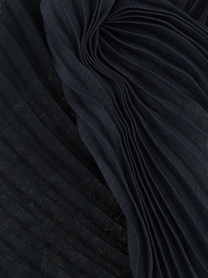 Issey Miyake Black Polyester Scarf