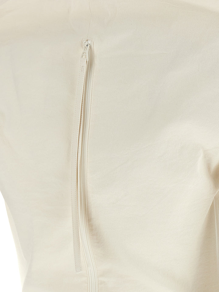 Issey Miyake White Paper Blouse