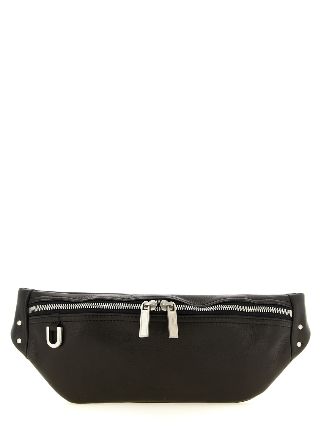 Rick Owens Black Calfskin Crossbody Bag