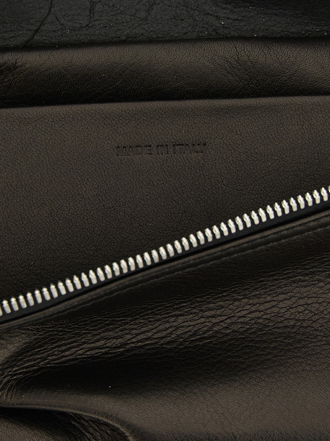 Rick Owens Black Calfskin Crossbody Bag