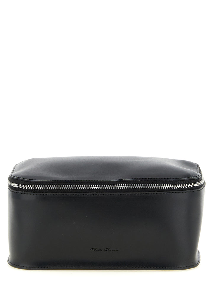Rick Owens Black Calfskin Airpod Holder