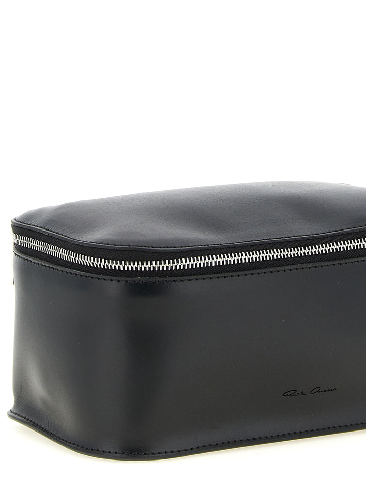 Rick Owens Black Calfskin Airpod Holder