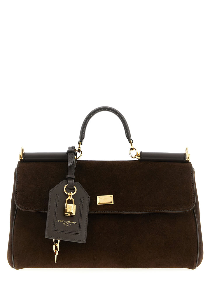Dolce &amp; Gabbana Brown Calfskin Handbag