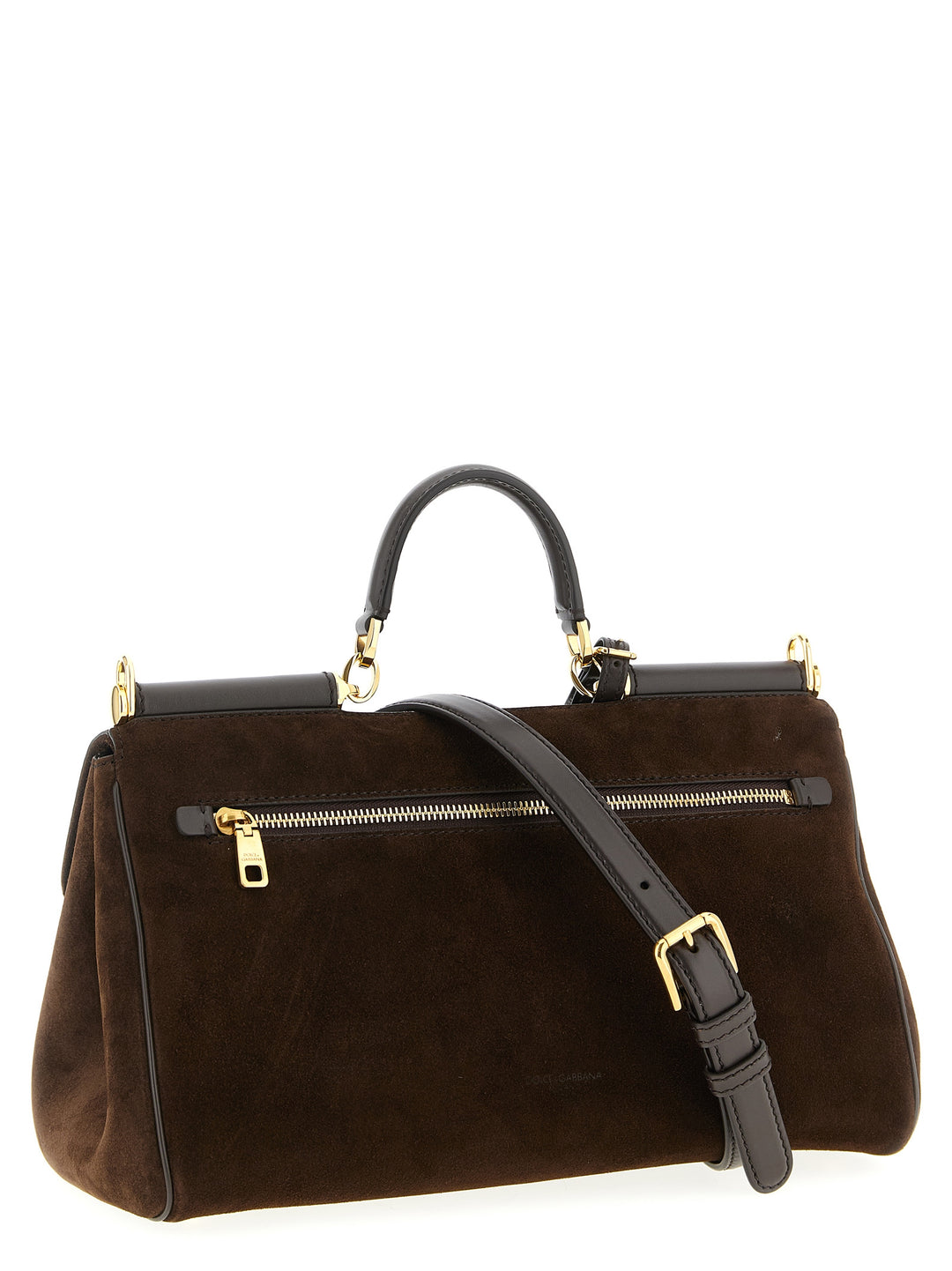 Dolce &amp; Gabbana Brown Calfskin Handbag