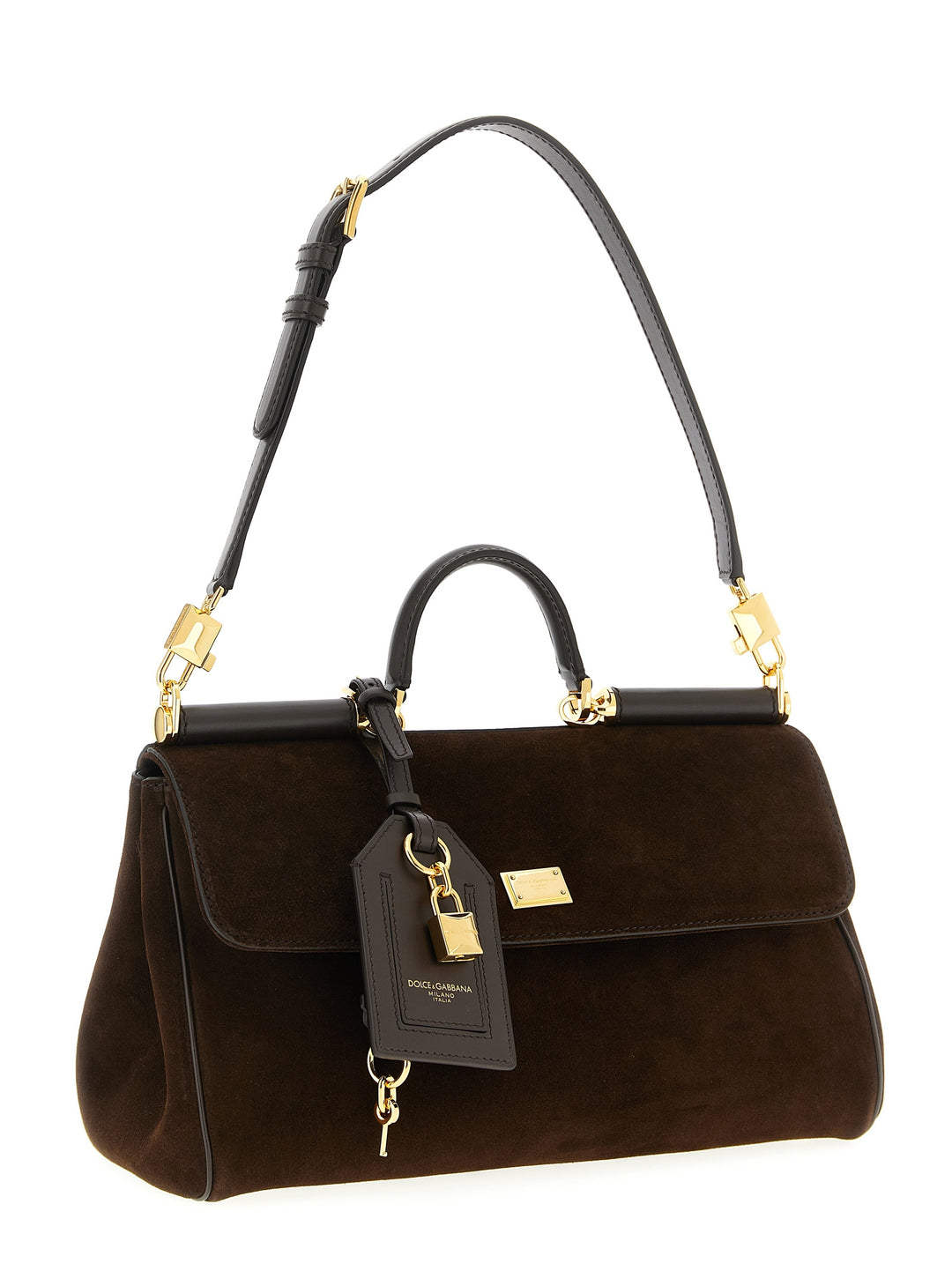 Dolce &amp; Gabbana Brown Calfskin Handbag