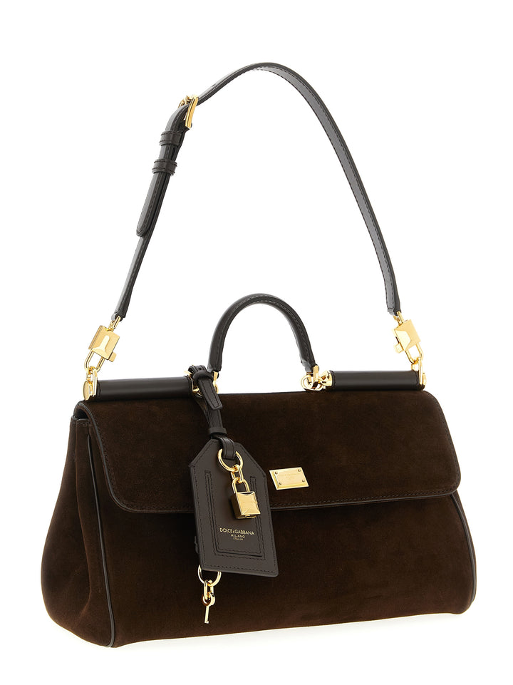 Dolce &amp; Gabbana Brown Calfskin Handbag