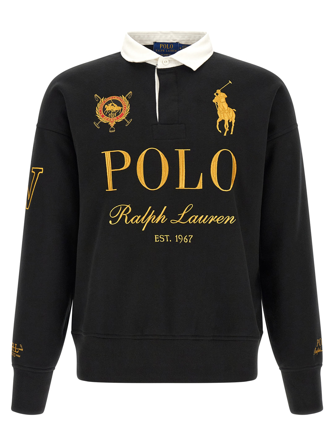 Polo Ralph Lauren Black Cotton Polo Shirt