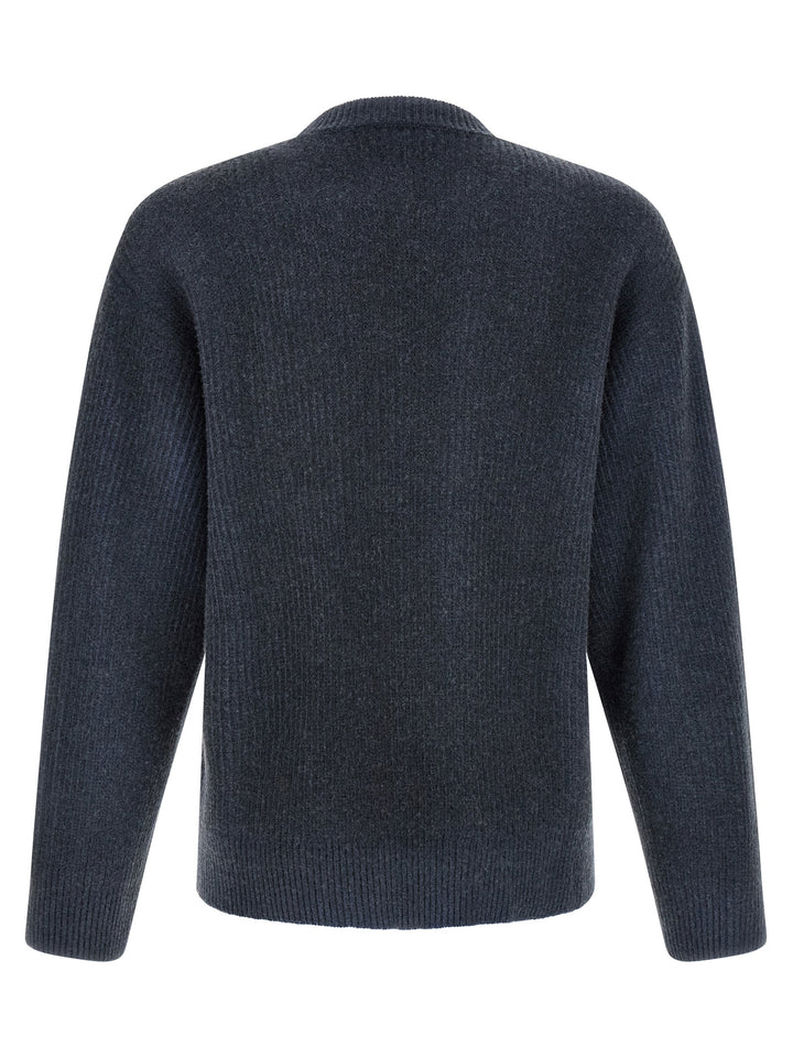 Diesel Blue Wool Cardigan