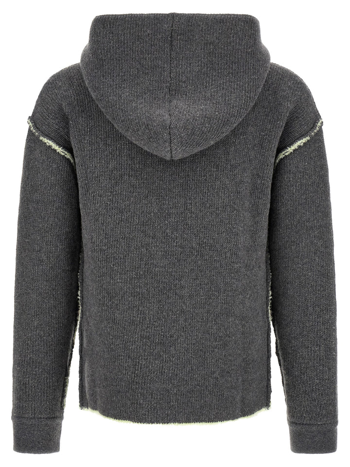Diesel Gray Wool Sweatshirt