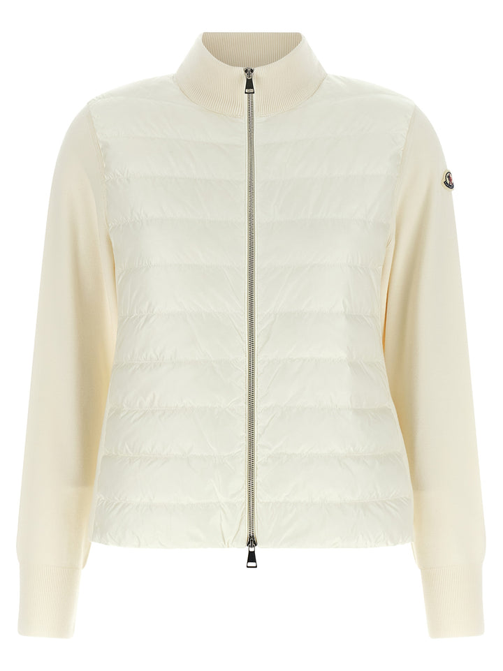 Moncler White Polyamide Cardigan