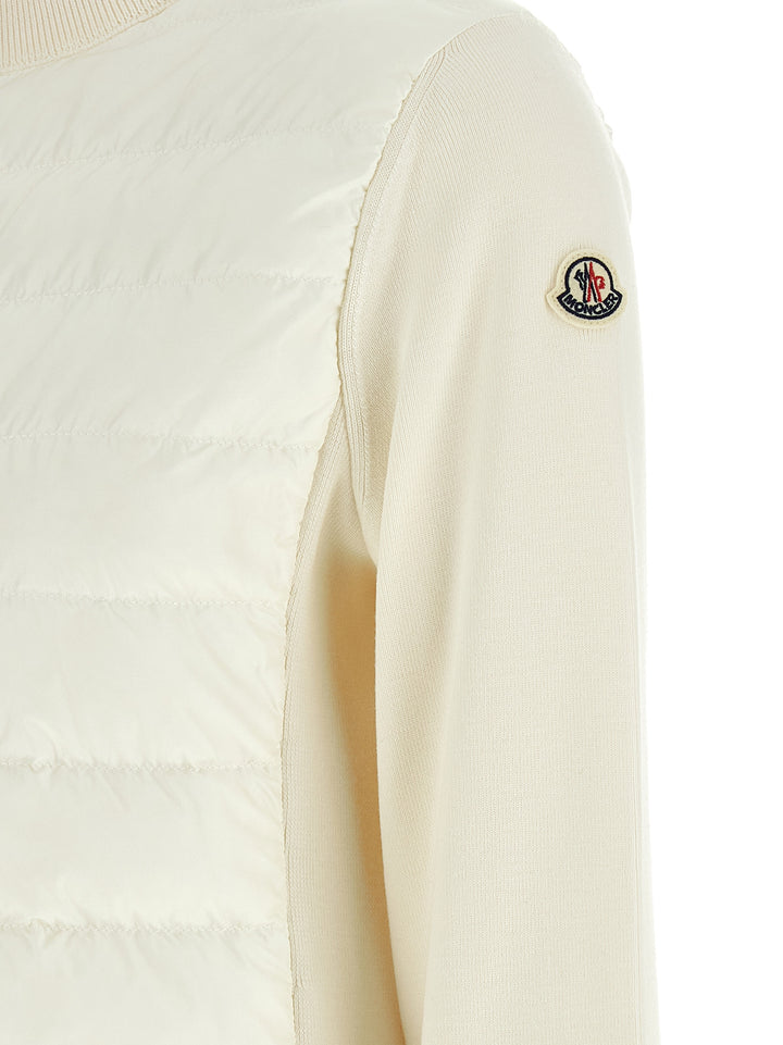Moncler White Polyamide Cardigan