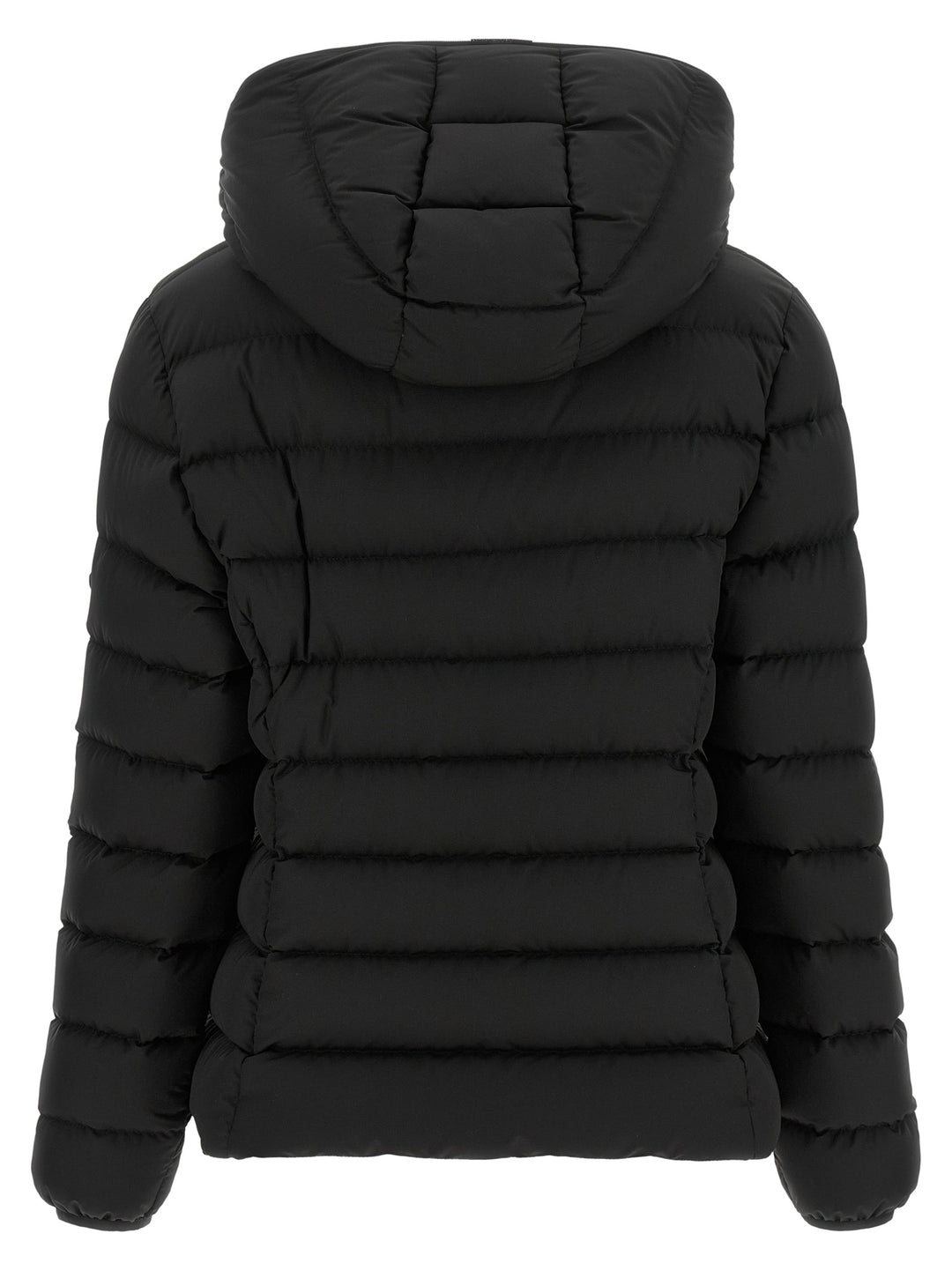 Moncler Black Polyester Full-Length Jacket