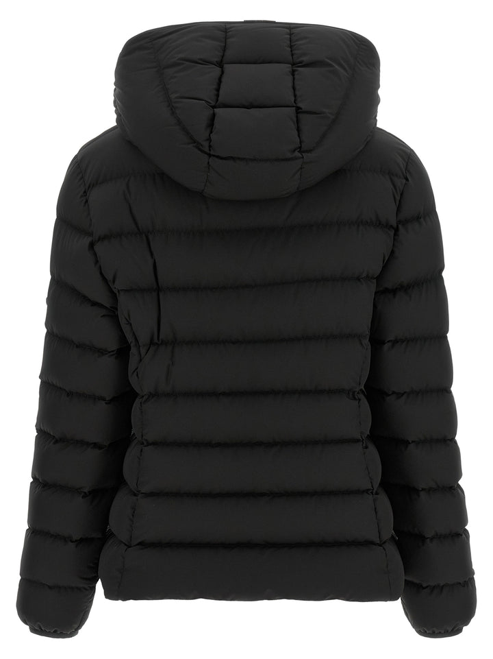 Moncler Black Polyester Full-Length Jacket