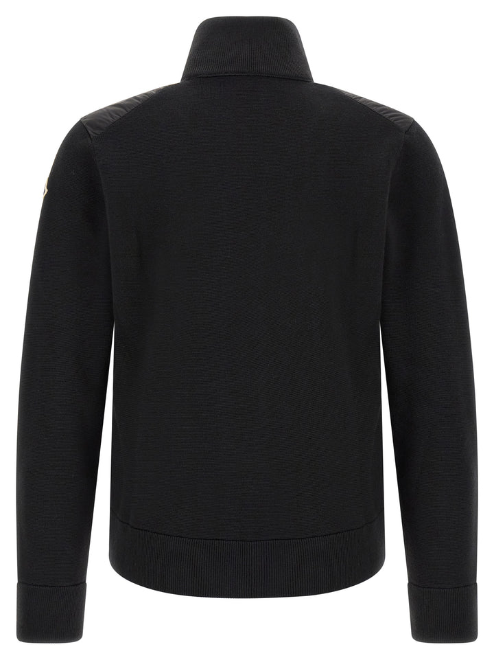 Moncler Black Polyamide Cardigan