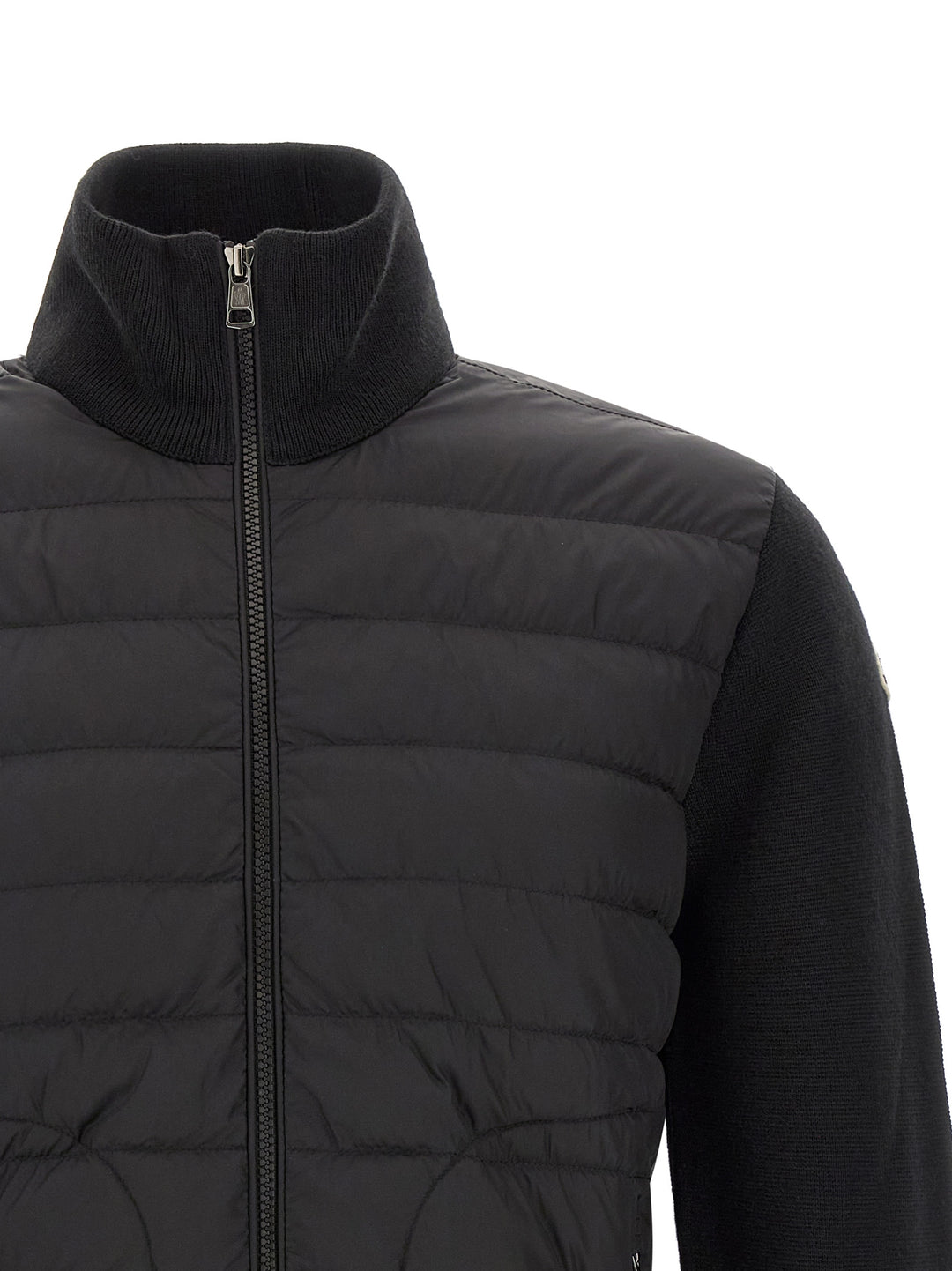 Moncler Black Polyamide Cardigan