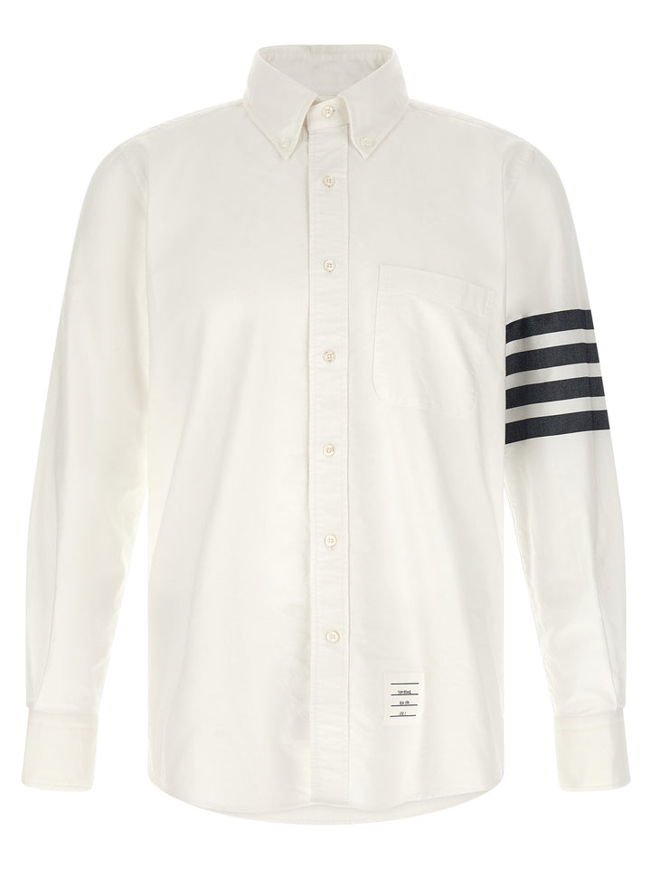 Thom Browne White Cotton Blouse