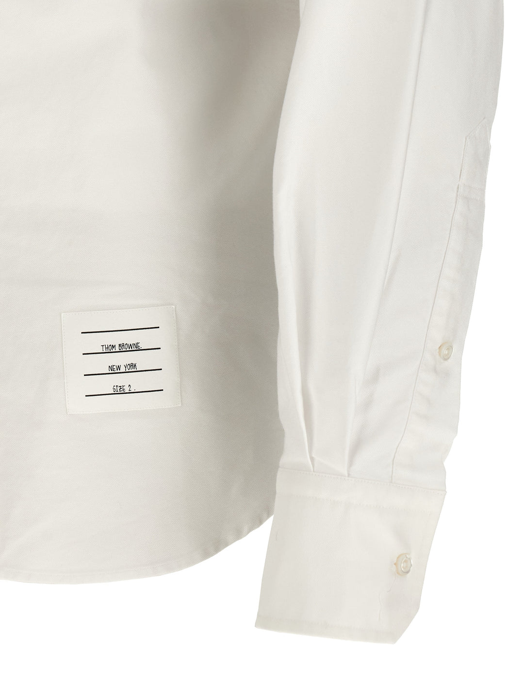 Thom Browne White Cotton Blouse