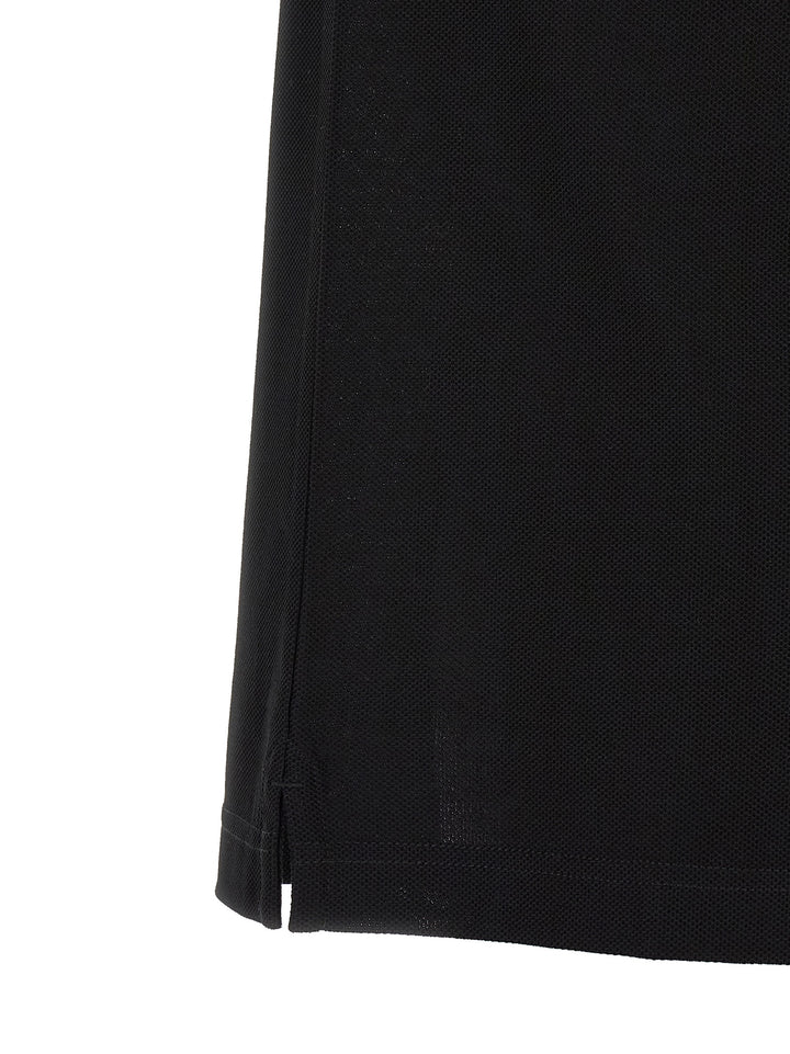 Burberry Black Cotton Polo Shirt
