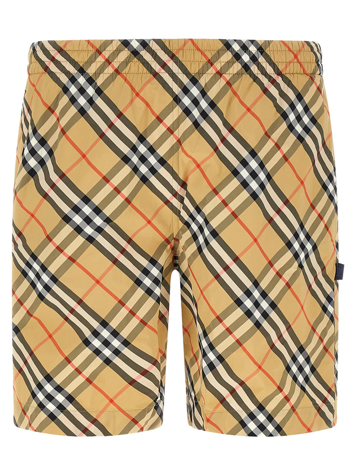 Burberry Beige Polyamide Swim Shorts
