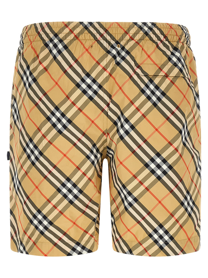 Burberry Beige Polyamide Swim Shorts