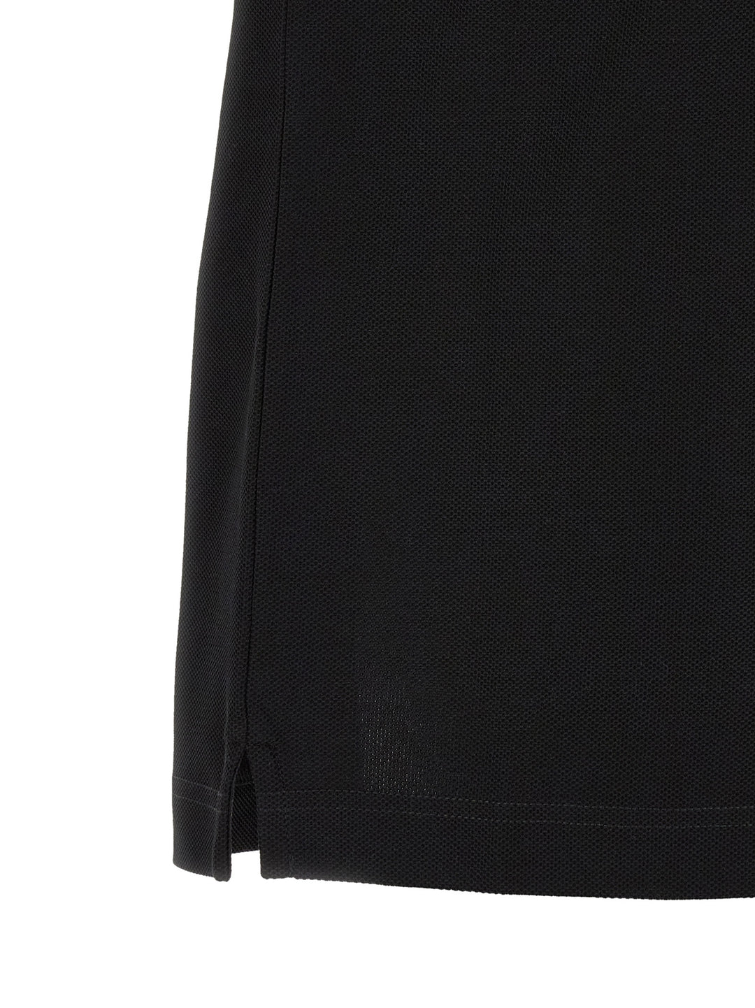 Burberry Black Cotton Polo Shirt