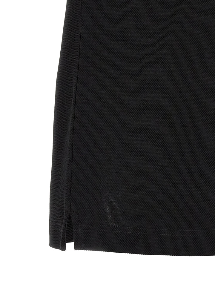 Burberry Black Cotton Polo Shirt