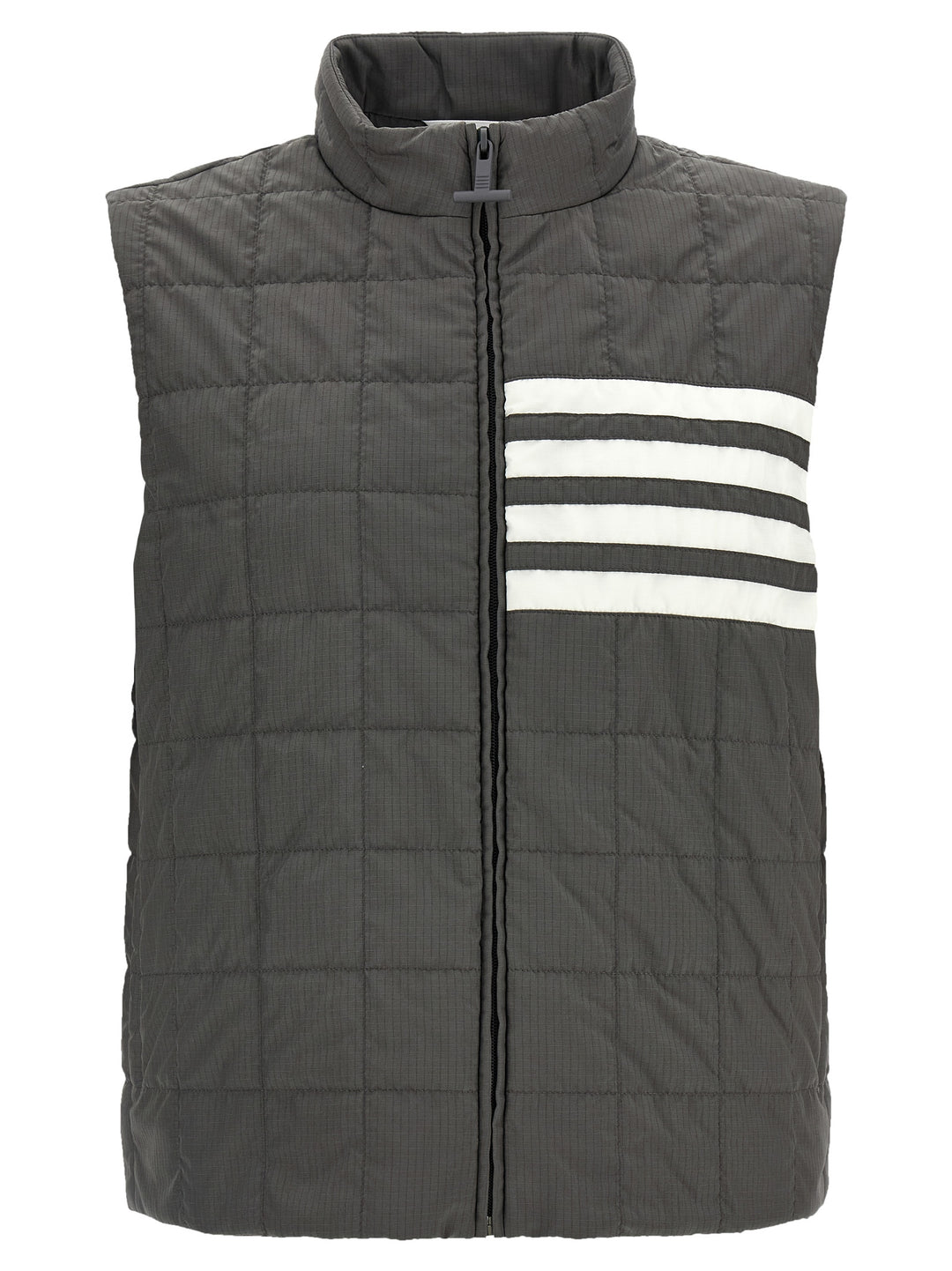 Thom Browne Gray Polyamide Sleeveless Jacket