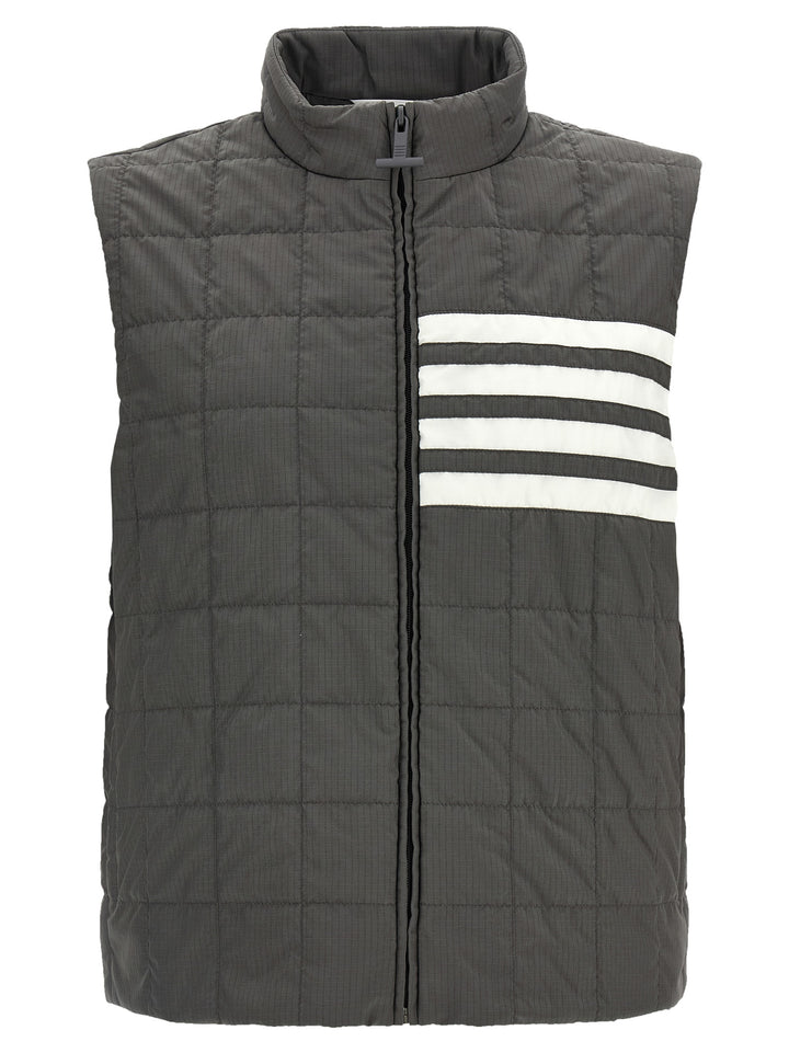 Thom Browne Gray Polyamide Sleeveless Jacket