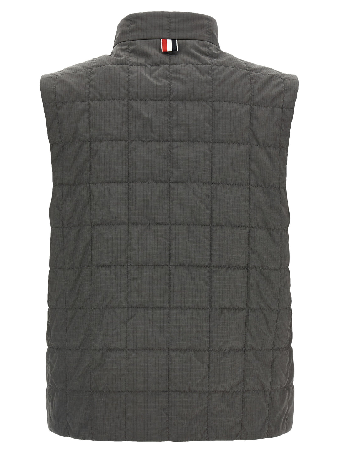Thom Browne Gray Polyamide Sleeveless Jacket