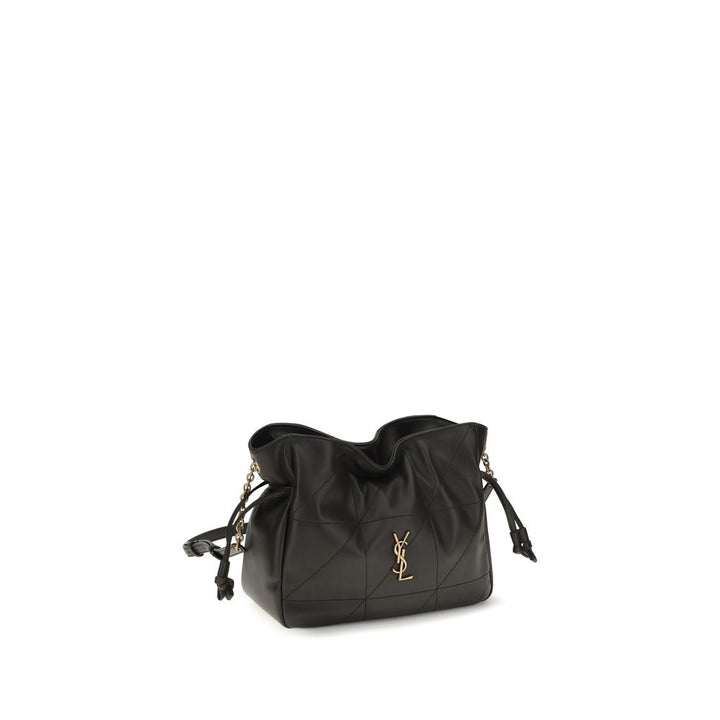 Saint Laurent Black Lamb Ovis Aries Clutch Bag