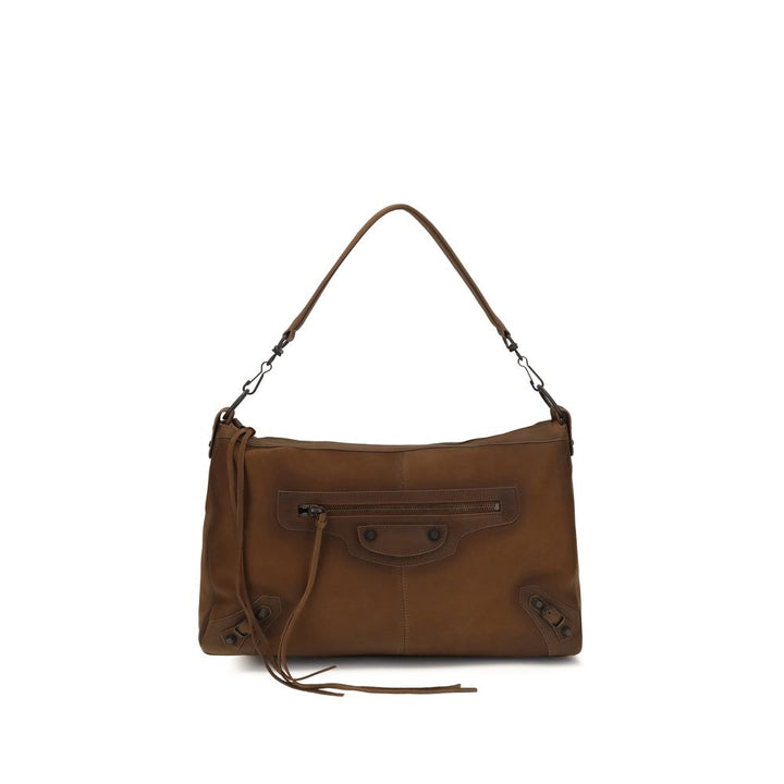 Balenciaga Brown Lamb Ovis Aries Shoulder Bag