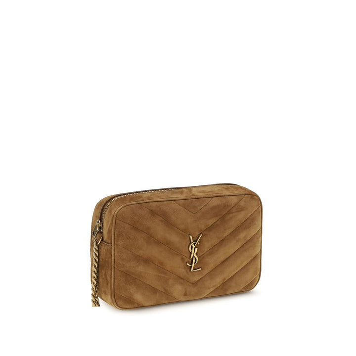 Saint Laurent Brown Calf Leather Bos Taurus Shoulder Bag