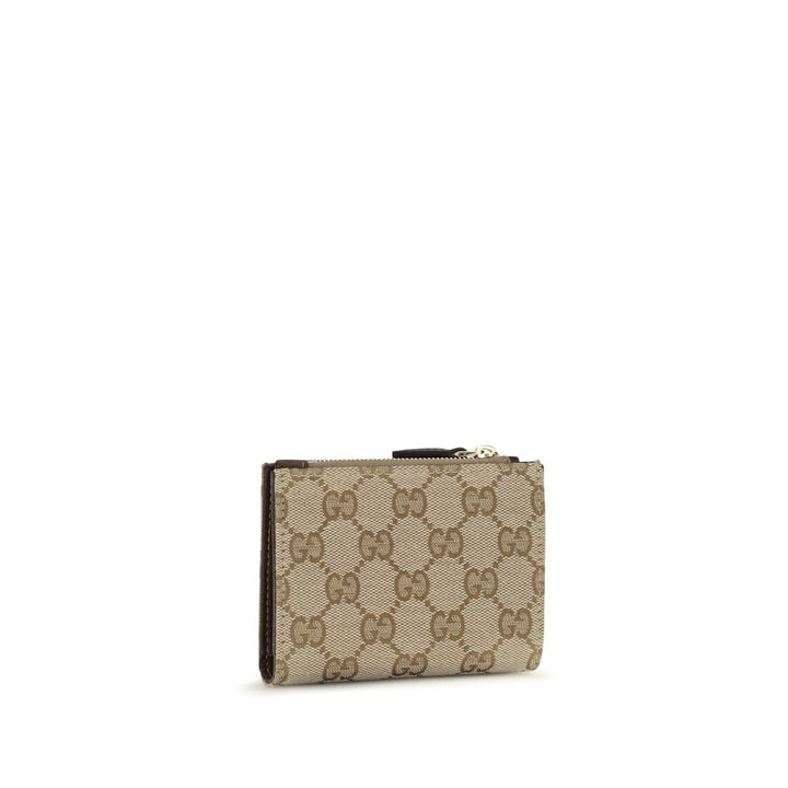 Gucci Brown Cotton Wallet