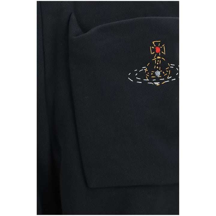 Vivienne Westwood Black Cotton Athletic Pants