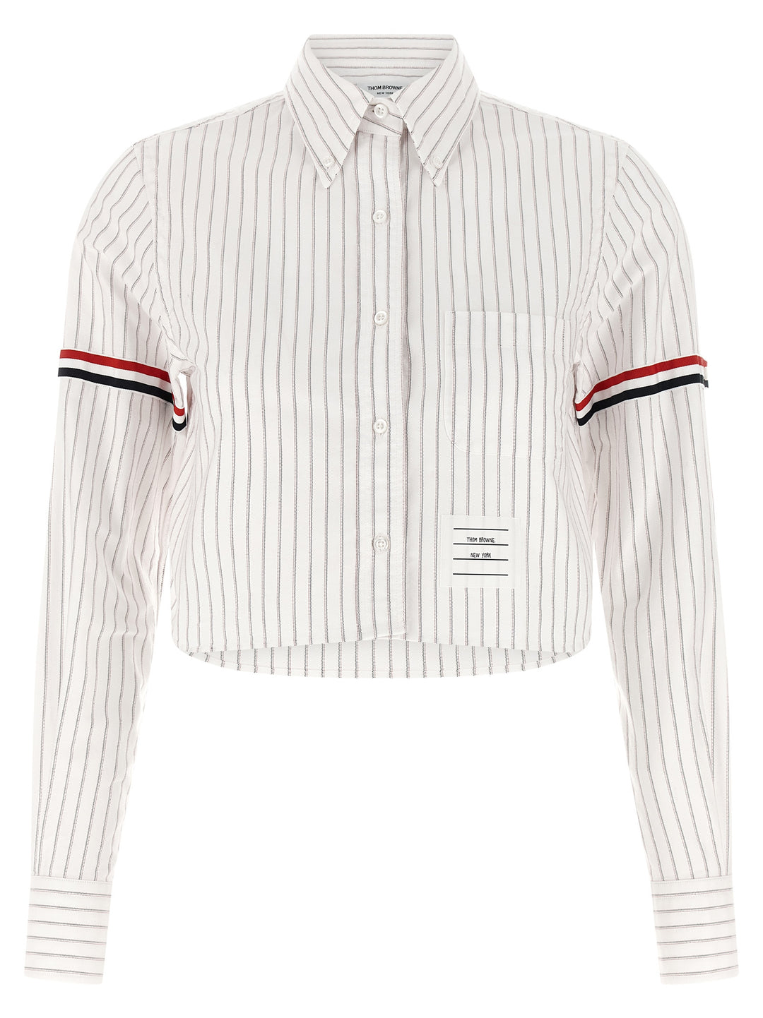 Thom Browne White Cotton Blouse