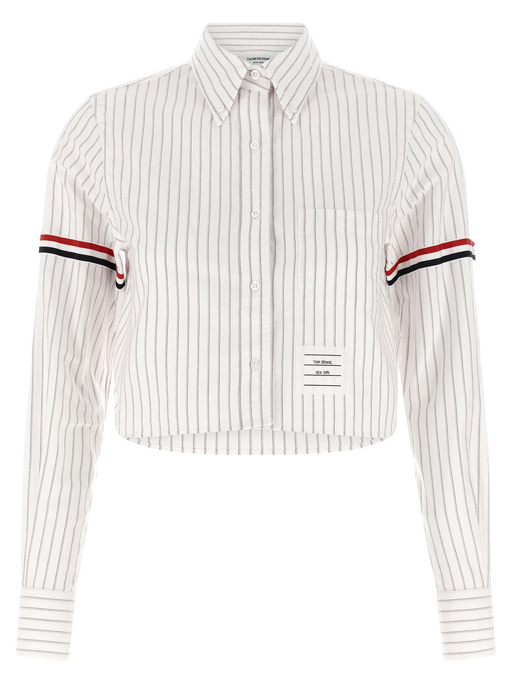 Thom Browne White Cotton Blouse