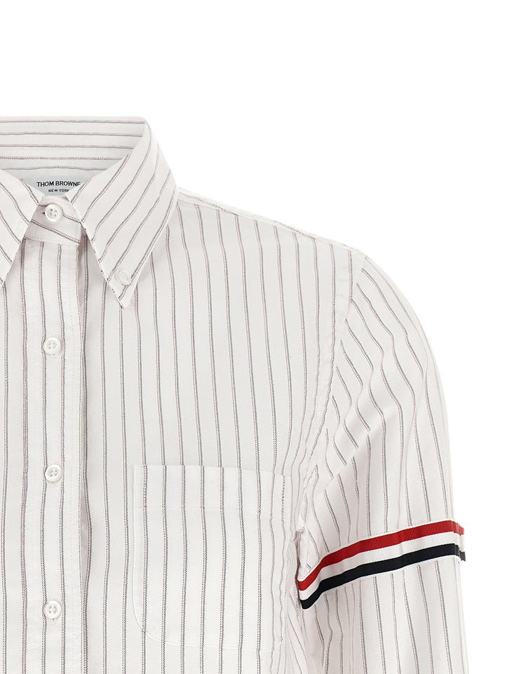 Thom Browne White Cotton Blouse